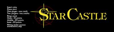 Star Castle - Arcade - Marquee Image