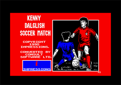 Kenny Dalglish Soccer Match - Screenshot - Game Title Image