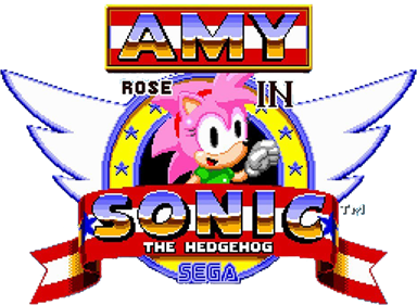 Amy Rose in Sonic The Hedgehog - Clear Logo Image