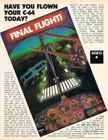 Final Flight! - Advertisement Flyer - Front Image
