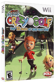 Kidz Sports: Crazy Golf - Box - 3D Image