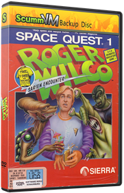 Space Quest 1: Roger Wilco in the Sarien Encounter - Box - 3D Image