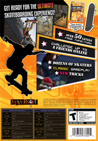 Tony Hawk's Underground Pro - Box - Back Image