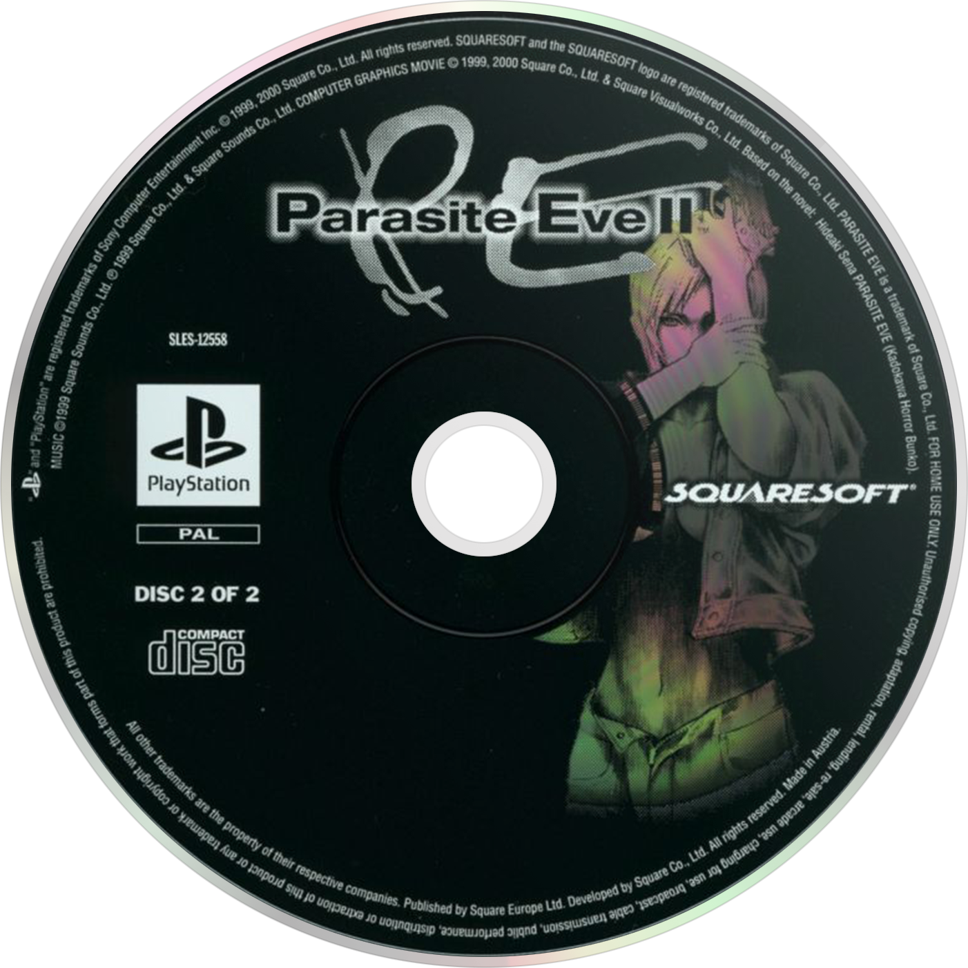 Parasite Eve II official promotional image - MobyGames