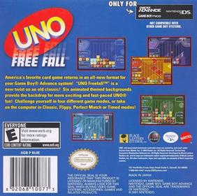 UNO Free Fall - Box - Back Image