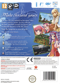 Rune Factory: Frontier - Box - Back Image