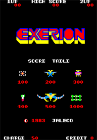 Exerion - Screenshot - Game Title Image