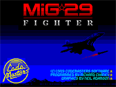 MiG-29 Soviet Fighter - Screenshot - Game Title Image