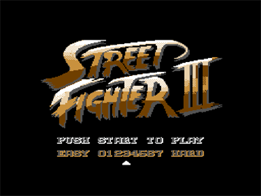 Street Fighter III - Screenshot - Game Title Image