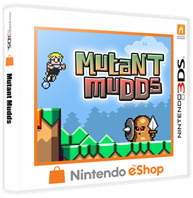 Mutant Mudds - Box - 3D Image