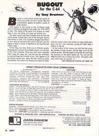 Bugout - Advertisement Flyer - Front Image