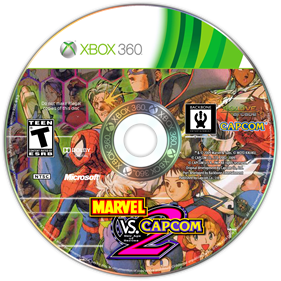 Marvel vs. Capcom 2 - Fanart - Disc Image