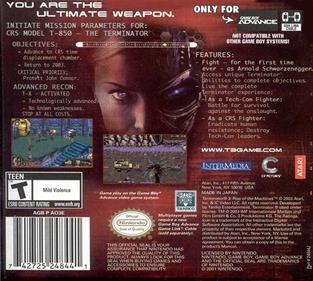 Terminator 3: Rise of the Machines - Box - Back Image