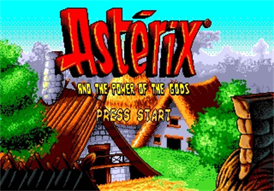 Astérix and the Power of the Gods - Screenshot - Game Title