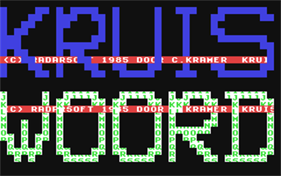 Kruiswoord - Screenshot - Game Title Image