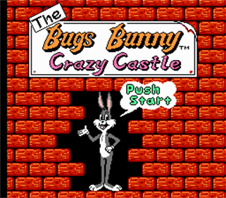 The Bugs Bunny Crazy Castle - Screenshot - Game Title Image