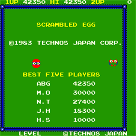 Eggs - Screenshot - High Scores Image