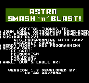 Astro Smash 'n' Blast! - Screenshot - Gameplay Image