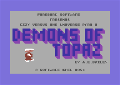 Demons of Topaz - Screenshot - Game Title Image