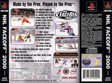 NHL FaceOff 2000 - Box - Back Image