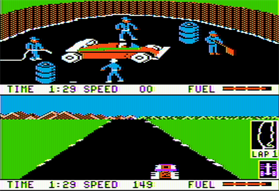 Pitstop II - Screenshot - Gameplay Image