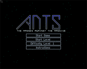 Ants: The Masses Against the Massive - Screenshot - Game Title Image
