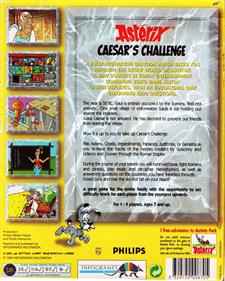 Astérix: Caesar's Challenge - Box - Back Image