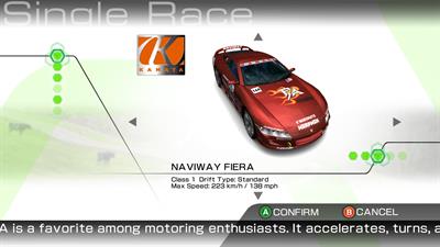 Ridge Racer 6 - Screenshot - Game Select Image