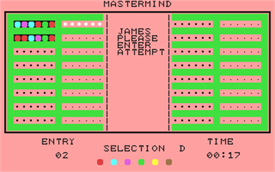 Computer Mastermind - Screenshot - Gameplay Image