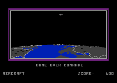 Raid Over Moscow - Screenshot - Game Over Image