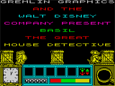 Basil the Great Mouse Detective - Screenshot - Game Title Image