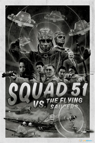 Squad 51 vs the Flying Saucers - Advertisement Flyer - Front Image