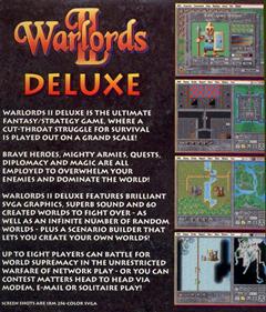 Warlords II Deluxe - Box - Back Image