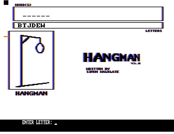 Hangman(Simon Walklate)