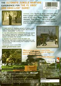 Tom Clancy's Ghost Recon: Island Thunder - Box - Back Image