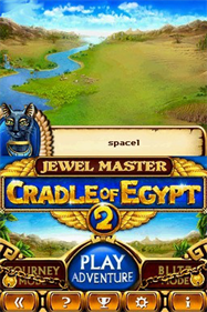 Jewel Master: Cradle of Egypt 2 - Screenshot - Game Title Image