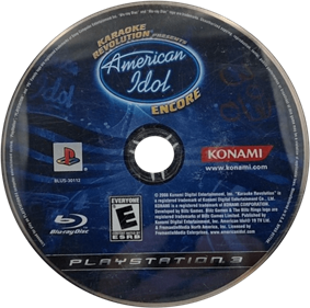 Karaoke Revolution Presents: American Idol Encore - Disc Image