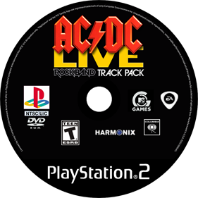 AC/DC Live: Rock Band Track Pack - Fanart - Disc Image