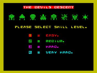 Devil's Descent - Screenshot - Game Select Image