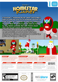 Strong Bad's Cool Game for Attractive People Episode 1: Homestar Ruiner - Fanart - Box - Back