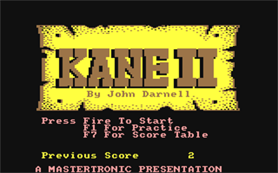 Kane 2 - Screenshot - Game Title Image