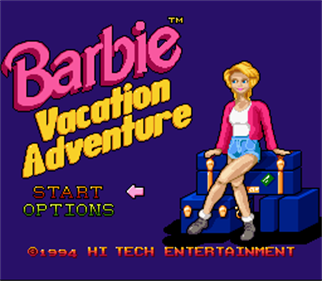 Barbie: Vacation Adventure - Screenshot - Game Title Image