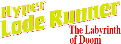 Hyper Lode Runner - Clear Logo Image