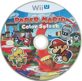 Paper Mario: Color Splash - Disc Image