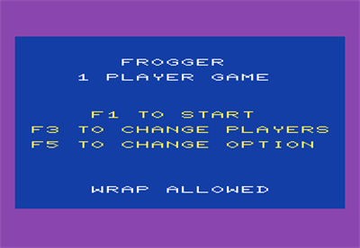 Frogger - Screenshot - Game Select Image