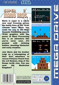 Super Mario Bros. 2 - Fanart - Box - Back Image