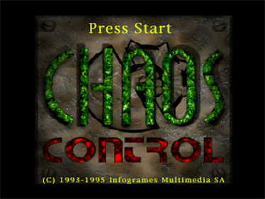 Chaos Control - Screenshot - Game Title Image