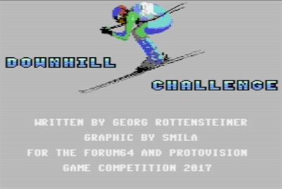 Downhill Challenge (Protovision) - Screenshot - Game Title Image