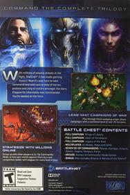 StarCraft II: Trilogy - Box - Back Image