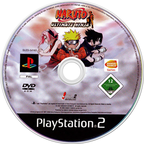 Naruto: Ultimate Ninja - Disc Image